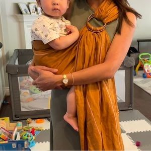 Wildbird baby ring sling carrier -Linen